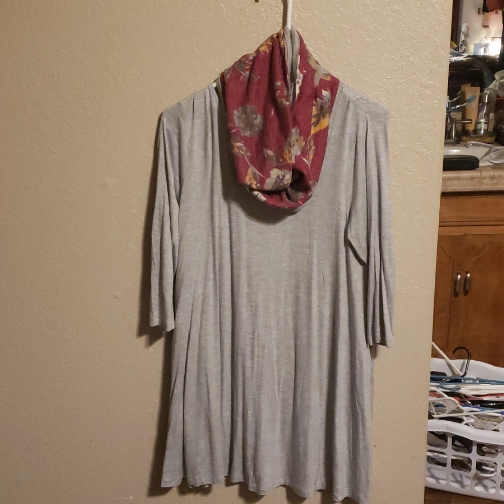 Gray tunic